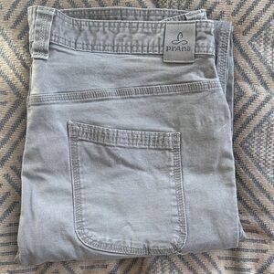 Prana Men’s Light Gray Relaxed Pants